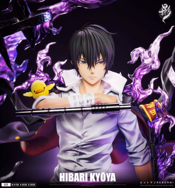 Katekyo Hitman Reborn LueYing Studio Hibari Kyoya Resin Statue 5