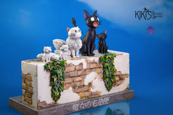 Kikis Delivery Service Cake Studio Jijis Family Resin Statue 2