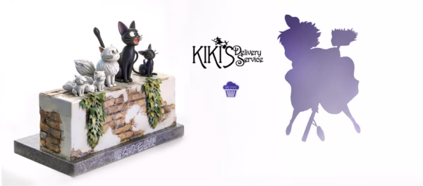 Kikis Delivery Service Cake Studio Jijis Family Resin Statue 5