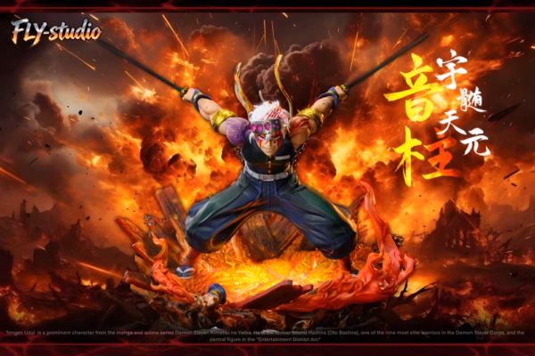 Kimetsu No Yaiba FLY Studio Uzui Tengen Resin Statue 1