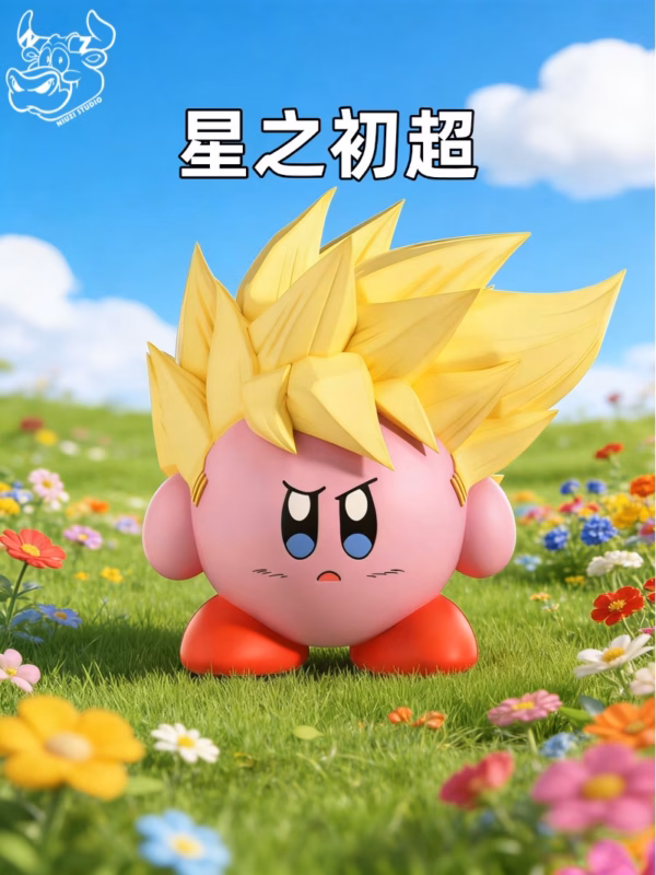 Kirby NiuZi Studio Kirby Cosplay Resin Statue 4