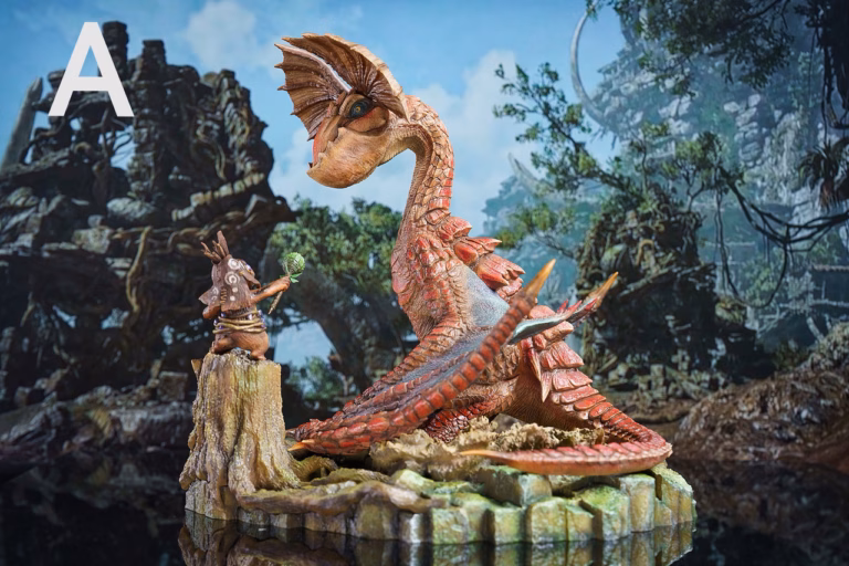 Monster Hunter Dragon Frontier Studio Yian Kut Ku Resin Statue