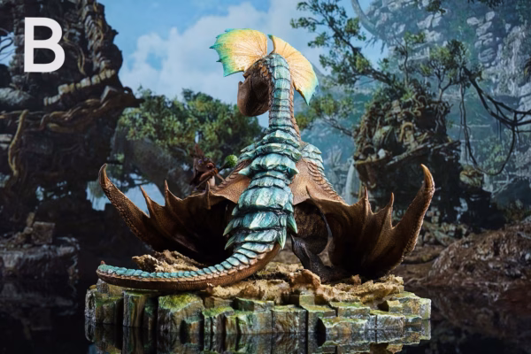 Monster Hunter Dragon Frontier Studio Yian Kut Ku Resin Statue 4