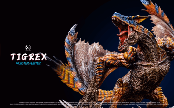 Monster Hunter S6 Studio Tigrex Resin Statue 5