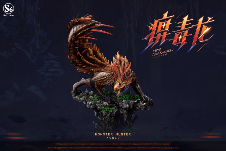 Monster Hunter S6 Studio Viper Tobi Kadachi Resin Statue