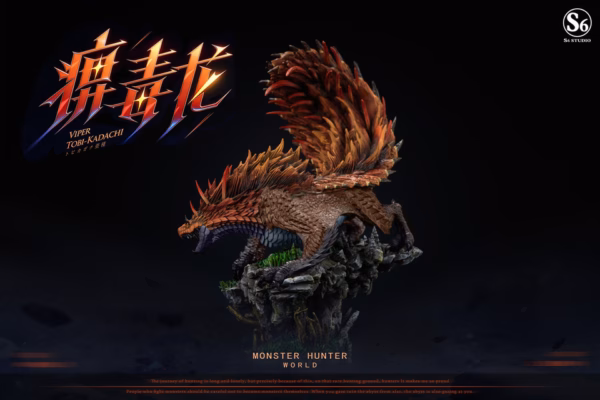 Monster Hunter S6 Studio Viper Tobi Kadachi Resin Statue 3