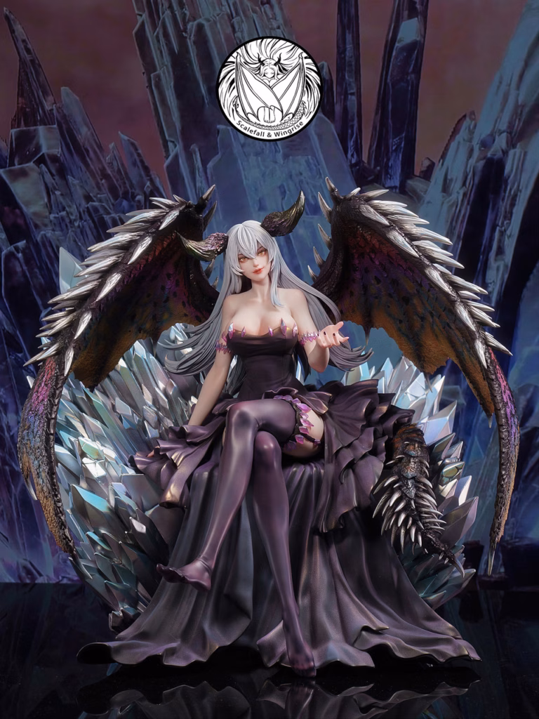 Monster Hunter Scalefall x Wingrise Studio Ruiner Nergigante Girl Resin Statue