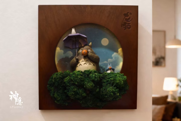 My Neighbor Totoro ShenYin Studio Totoro Under The Moonlight Resin Statue 1