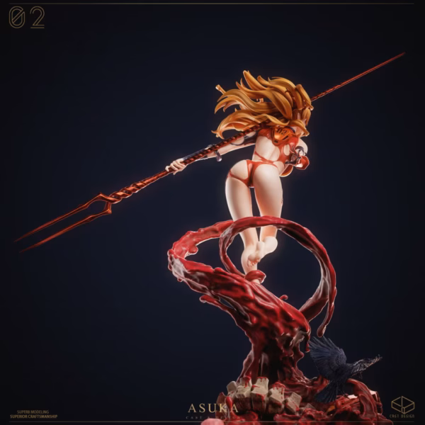 Neo Genesis Evangelion Cast Design Asuka Resin Statue 4