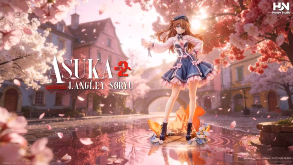 Neon Genesis Evangelion Honey Studio Lolita Asuka Resin Statue 4