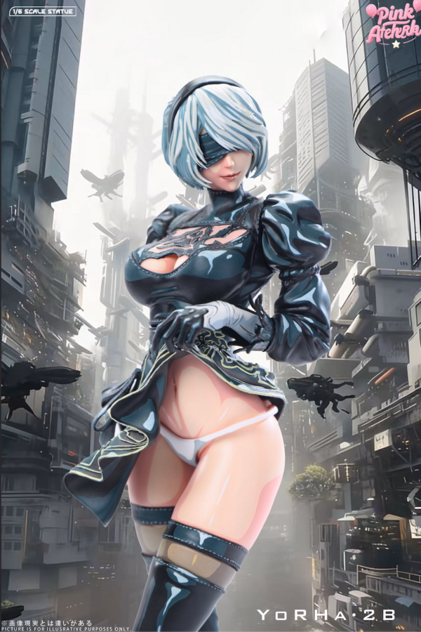 NieR Automata Aetheria Studio 2B Resin Statue 2