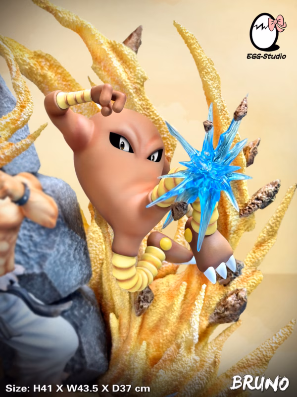 Pokemon EGG Studio Bruno Resin Statue 4