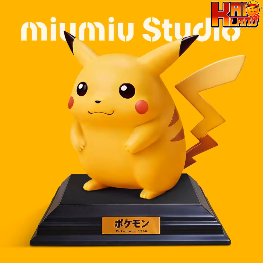 Pokemon Miumiu Studio Pikachu 30th Anniversary Resin Statue