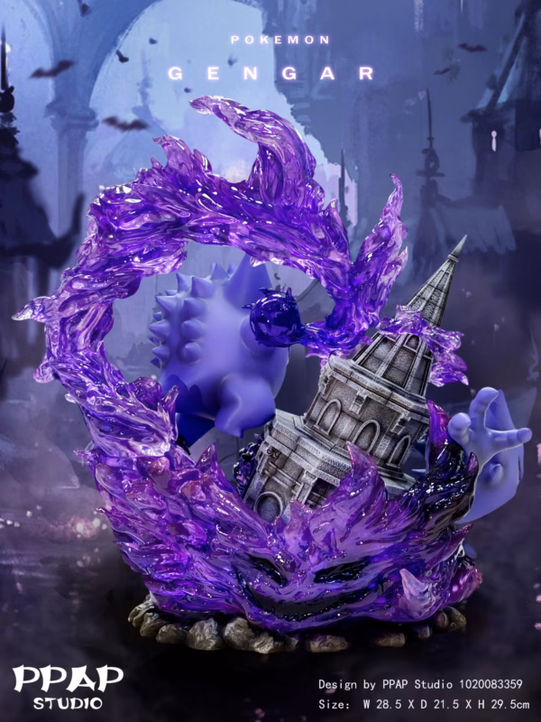 Pokemon PPAP Studios Gengar Resin Statue 2