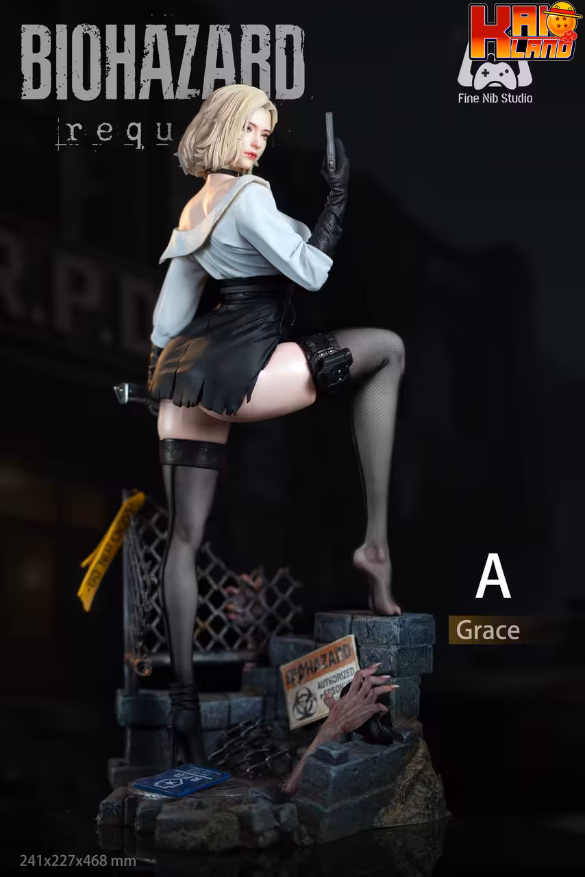 Resident Evil Fine Nib Studio Requiem Grace x Sherry Resin Statue