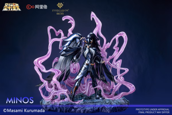Saint Seiya Zodiakos Studio Minos Licensed Resin Statue 1