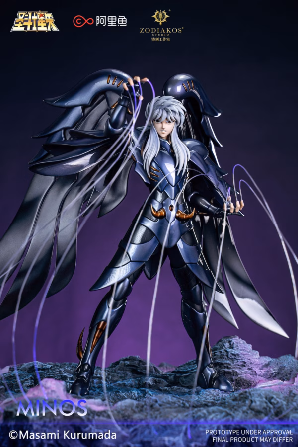 Saint Seiya Zodiakos Studio Minos Licensed Resin Statue 3