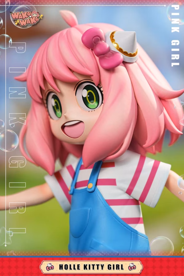 Spy x Family WAKUWAKU Studio Holle Kitty Girl Anya Resin Statue 3