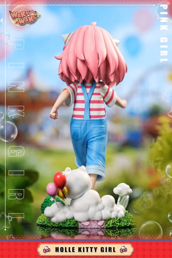 Spy x Family WAKUWAKU Studio Holle Kitty Girl Anya Resin Statue 4