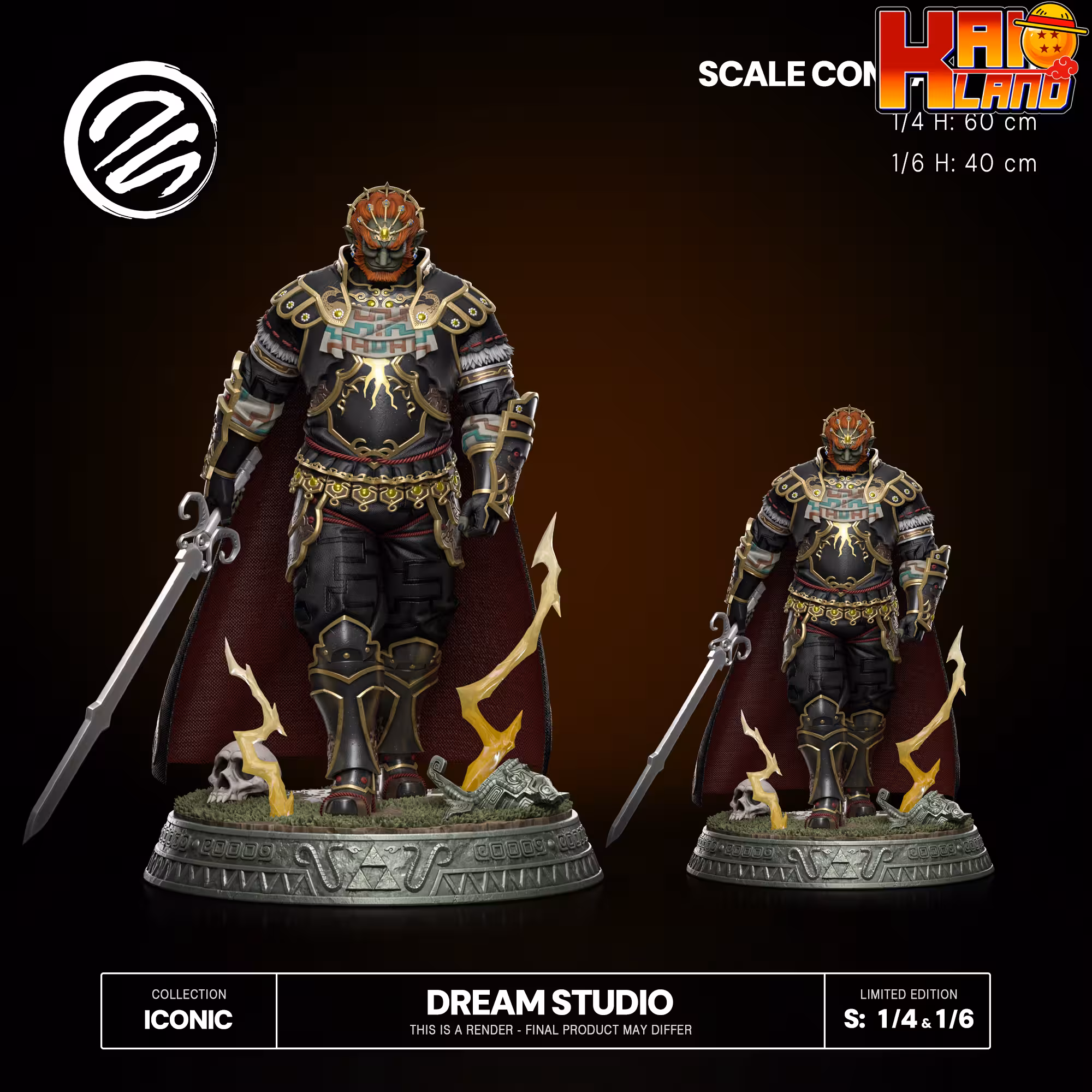 The Legend of Zelda Dream Studio Ganondorf Resin Statue