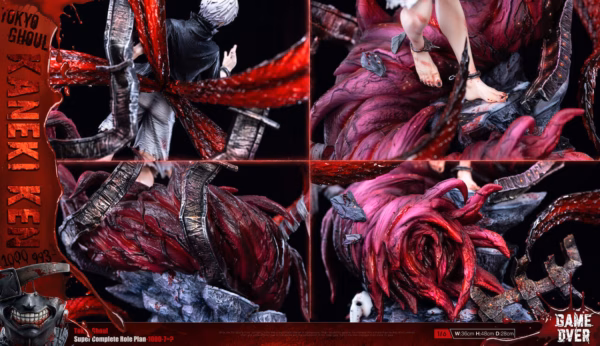 Tokyo Ghoul Game Over Studio Ken Kaneki Resin Statue 5