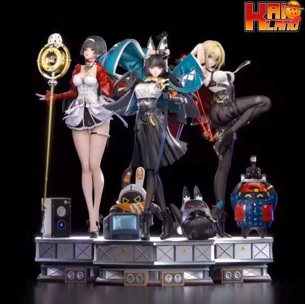 Zenless Zone Zero Hakimi Studio Astra Yao X Hoshimi Miyabi X Evelyn Chevalier Resin Statue 1