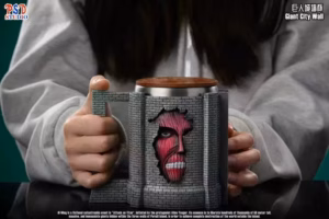 Attack on Titan PSD Studio Wall Mug Titan Resin Statue
