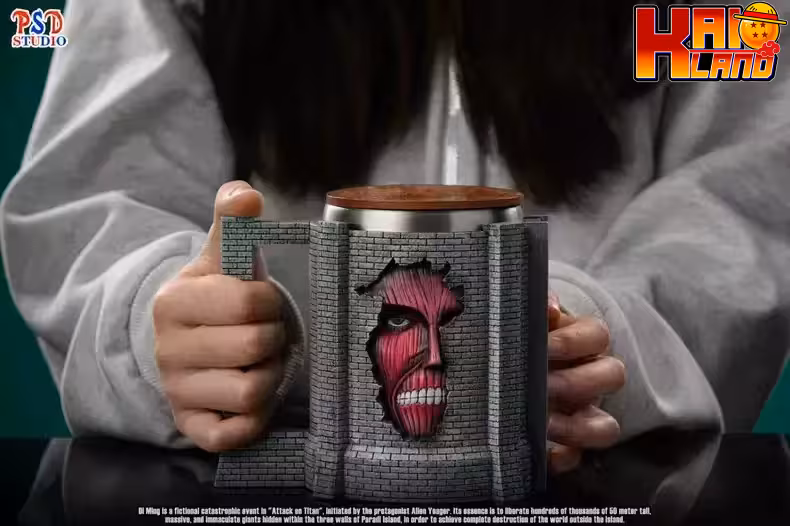 Attack on Titan PSD Studio Wall Mug Titan Resin Statue