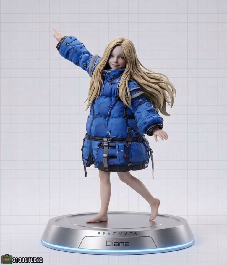 Pragmata 3109 Studio  Diana Resin Statue