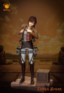 Attack On Titan Model Power Studio Sasha Braus Stealing Meat Resin Statue