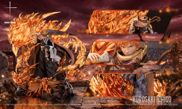 Bleach Cross Studio Kurosaki Ichigo Resin Statue 2
