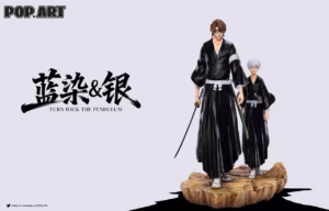 Bleach POP ART Studio Sosuke Aizen x Ichimaru Gin Resin Statue