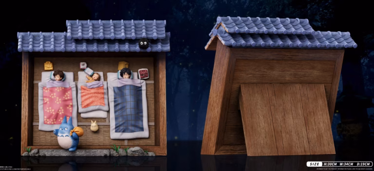 My Neighbor Totoro T ONE Studio Falling Asleep Resin Statue