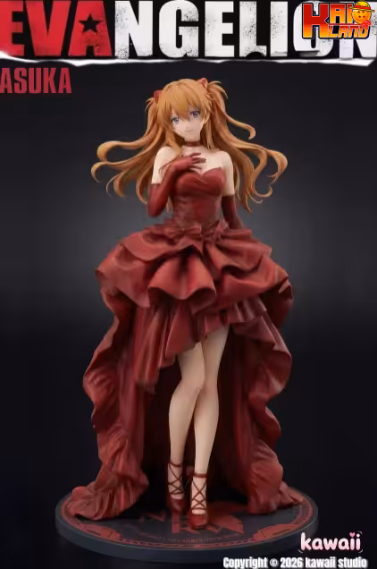 Neon Genesis Evangelion Kawaii Studio Asuka Resin Statue