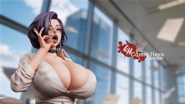 Comic Hero Studio Workplace Team Leader Jin Resin Statue 3