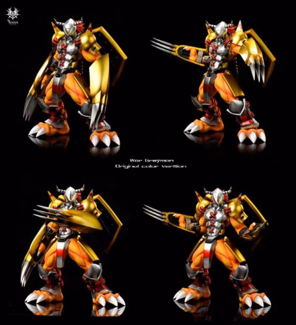 Digimon Phoenix Studio War Greymon Resin Statue 1