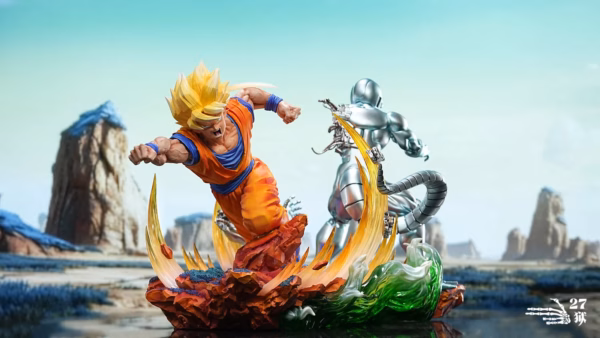 Dragon Ball 27 Abyss Goku vs Metal Cooler Resin Statue 1