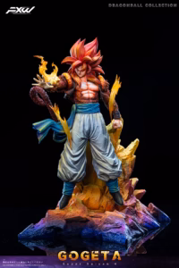 Dragon Ball Fxw Studio Gogeta Super Saiyan 4 Resin Statue