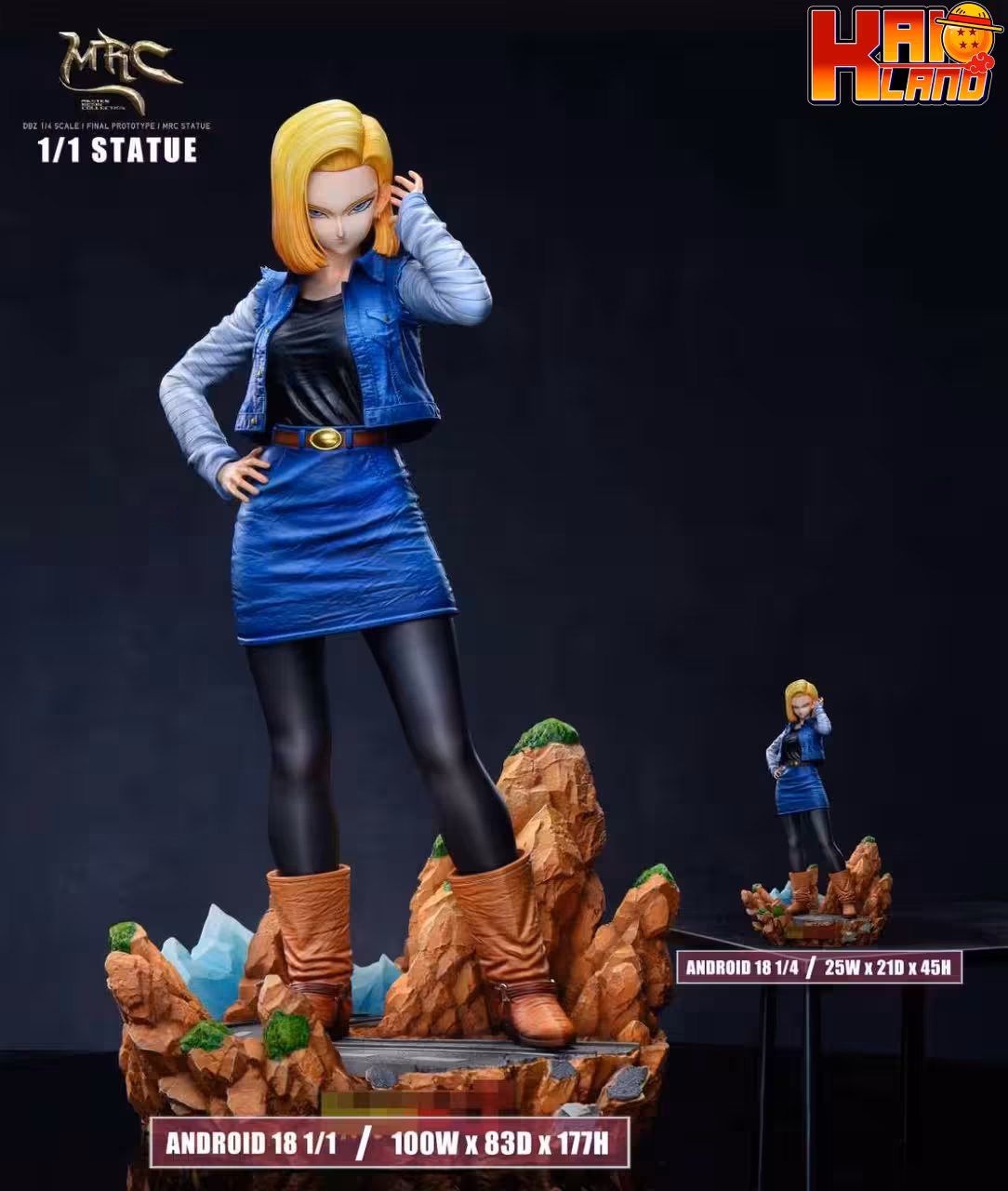 Dragon Ball MRC Studio Android 18 C18 Resin Statue