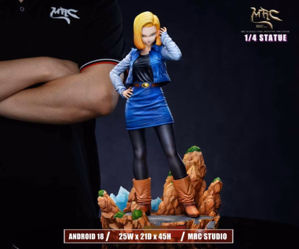 Dragon Ball MRC Studio Android 18 C18 Resin Statue 5