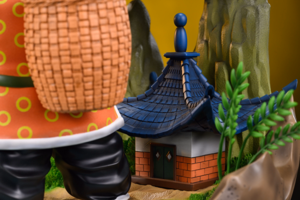 Dragon Ball Singularity Studio Kid Goku x Grandpa Gohan Resin Statue 3