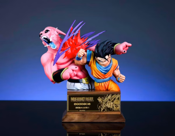 Dragon Ball War × Jackie Studio Mystic Gohan vs Majin Buu Resin Statue 1