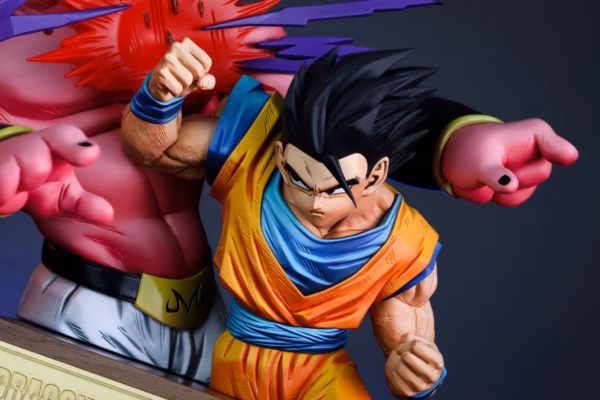 Dragon Ball War × Jackie Studio Mystic Gohan vs Majin Buu Resin Statue 3