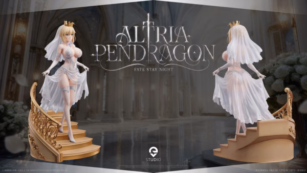 Fate Stay Night Eve Studio Wedding Dress Saber Resin Statue 2