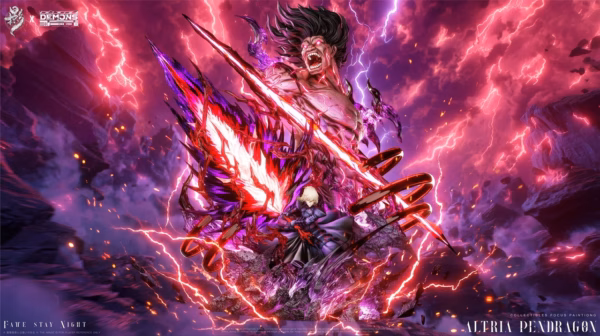 Fate Stay Night LueYing × Demons Studio Altria Pendragon Black Saber Resin Statue 1