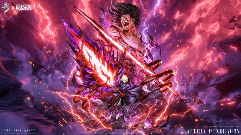 Fate Stay Night LueYing × Demons Studio Altria Pendragon Black Saber Resin Statue