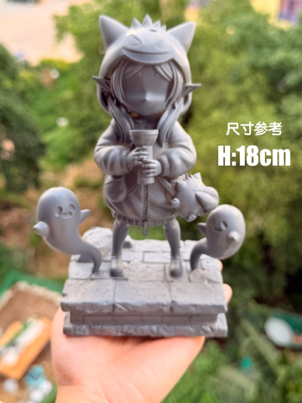 Frieren Beyond Journeys End LongMiao x RX Studio Gengar Frieren Resin Statue 5