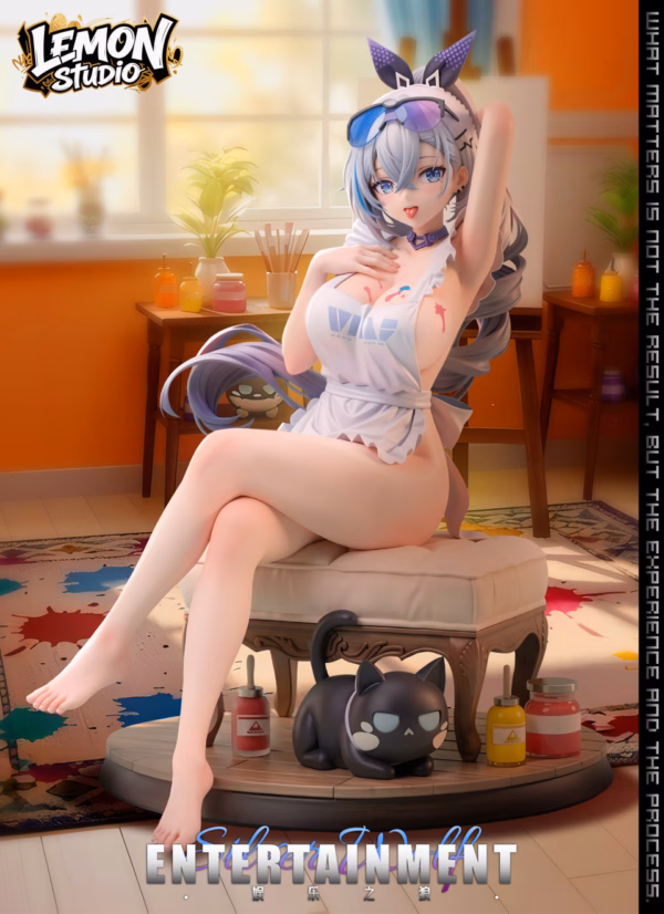 Honkai Star Rail Lemon Studio Silver Wolf Resin Statue 3