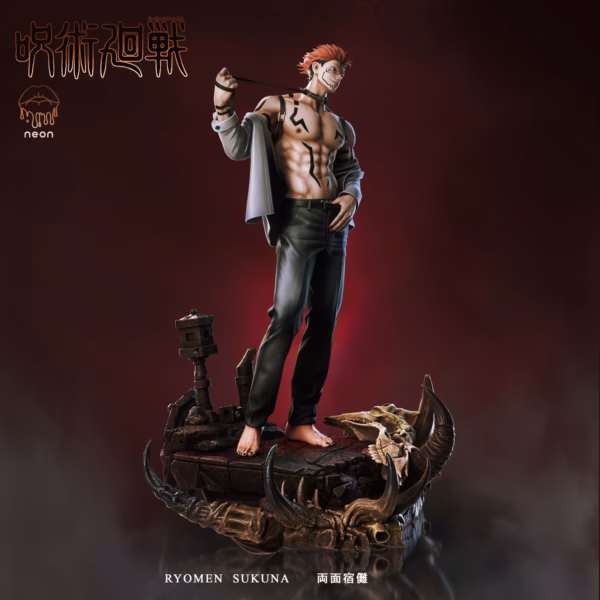 Jujutsu Kaisen Neon Studio Ryomen Sukuna Resin Statue 1