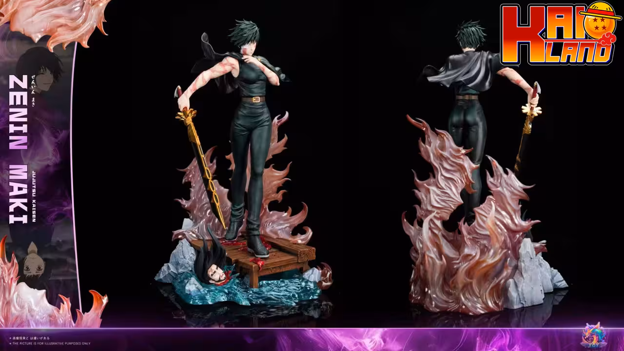 Jujutsu Kaisen YQY Studio Zenin Maki‌ Resin Statue